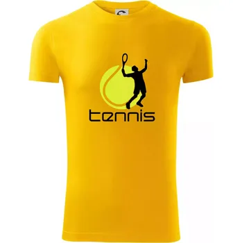 Pánské oblečení Tenista - Viper FIT - Pánské zůžené tričko - 3XL ( Žlutá )