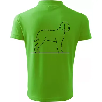 Pánská košile Lagotto romagnolo stojící - Polokošile pánská Pique Polo 203 - 5XL ( Apple Green )