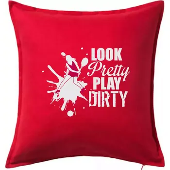 Polštář Look pretty play - Polštář 50x50 - 50x50 - Pouze potah ( Červená )