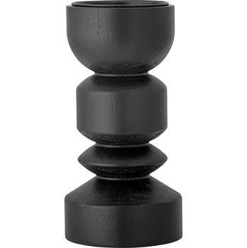 Svícen Bloomingville, Svícen na klasickou svíčku Bowen 22 cm černý - Formadore