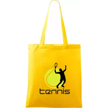 Nákupní taška Tenista - Taška bavlněná - 42 x 38 cm ( Žlutá )