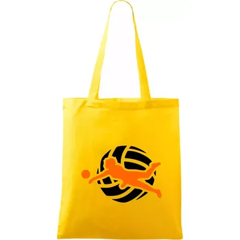 Volejbalistka - Taška bavlněná - 42 x 38 cm ( Žlutá )