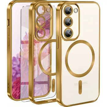 Pouzdro na mobilní telefon Zadní Kryt Erbord pro Samsung Galaxy S20 FE zlatý