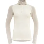 Funkční tričko DEVOLD Duo Active Merino 205 Zip Shirt W raw white|L