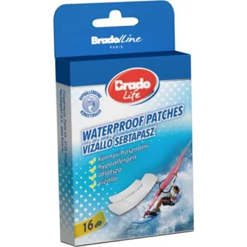 Náplast Náplasti voděodolné Bradolife 16 ks - bílé