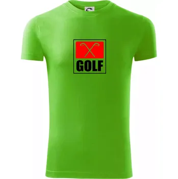 Pánské oblečení Golfové hole - Viper FIT - Pánské zůžené tričko - XL ( Apple Green )