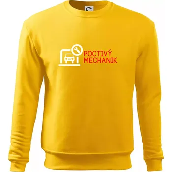 Pánská mikina Poctivý mechanik - Mikina Essential pánská - 2XL ( Žlutá )