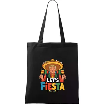 Nákupní taška Trump Lets Fiesta - Taška bavlněná - 42 x 38 cm ( Černá )