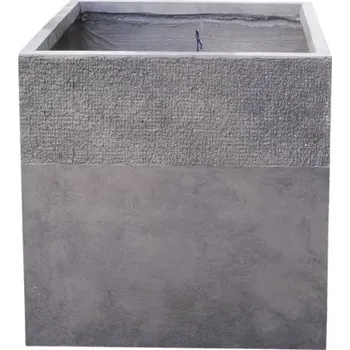 Obal na květináč Obal na květináč PT Sober GRC L/B 25 x 25 cm hnědý