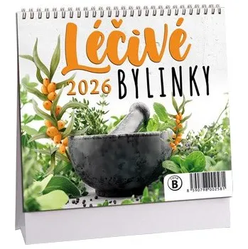 Kalendář STOLNÍ MINI KALENDÁŘ - LÉČIVÉ ROSTLINY 2026
