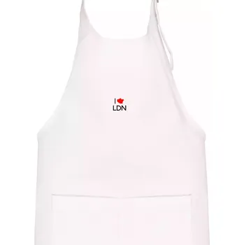 Kuchyňská zástěra I Love LDN - Dětská zástěra na vaření - Univerzální velikost ( Bílá )