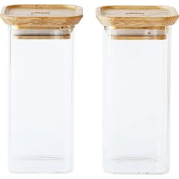 Termobox Sada skleněných dóz 2 ks Pebbly PKV-048, 320 ml