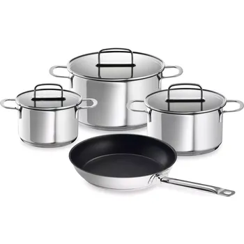 Sada nádobí Industar Sada hrnců a pánve 4-dílná, výška: 205 mm, délka: 500 mm, šířka: 275 mm