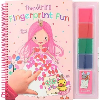 omalovánky Omalovánky Princess Mimi Fingerprint Fun
