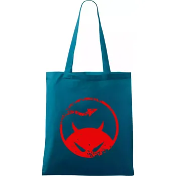 Devil Kruh - Taška bavlněná - 42 x 38 cm ( Petrolejová )