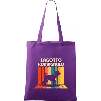 Lagotto romagnolo vintage - Taška bavlněná - 42 x 38 cm ( Fialová )