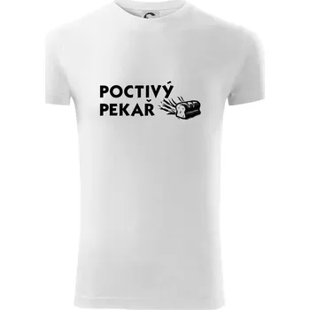Poctivý Pekař - Viper FIT - Pánské zůžené tričko - M ( Bílá )