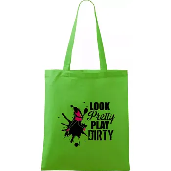 Nákupní taška Look pretty play - Taška bavlněná - 42 x 38 cm ( Apple Green )