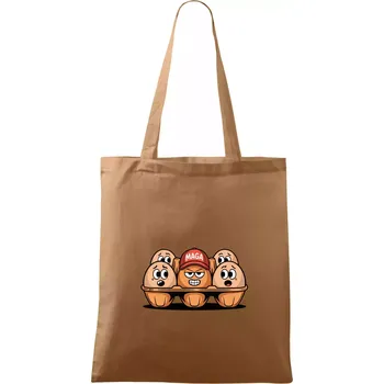 Nákupní taška Trumps Eggs - Taška bavlněná - 42 x 38 cm ( Cappuccino )