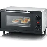 Mini trouba Severin TO 2052 černo-stříbrná