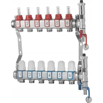 rozdělovač topení Rozdělovač DIAMOND pro 6 okruhů