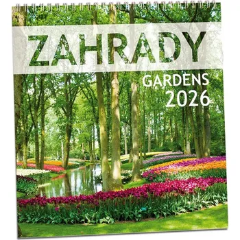 Kalendář NÁSTĚNNÝ KALENDÁŘ - ZAHRADY 2026