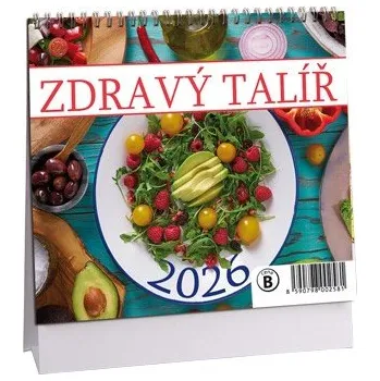 Kalendář STOLNÍ MINI KALENDÁŘ - ZDRAVÝ TALÍŘ 2026