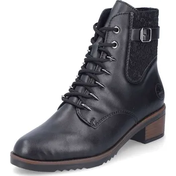 Dámská móda Dámská kotníková obuv RIEKER Y0500-00 černá W5 38