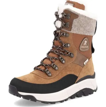 Dámské kozačky Dámská kotníková obuv RIEKER W0066-22 hnědá W5 38