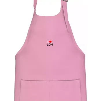Kuchyňská zástěra I Love LDN - Dětská zástěra na vaření - Univerzální velikost ( Růžová )