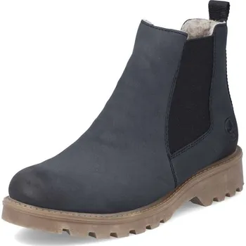 Dámské kozačky Dámská kotníková obuv RIEKER 73250-14 modrá W5 41