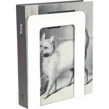 Zarážka na knihu Univerzální, klasická bílá zarážka na knihy