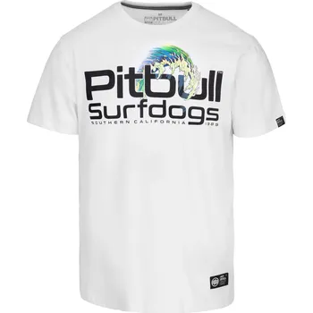 Pánské tričko PitBull West Coast - pánské triko CAMINO bílé 3XL