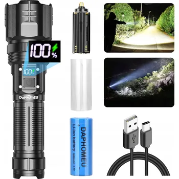 Svítilna DAPHOMEU LED svítilna 500000 Lumenů Dobíjecí Vodotěsná