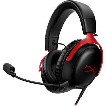 Sluchátka HyperX Cloud III BLK/RED GAM HEADSET - Sluchátka k PC