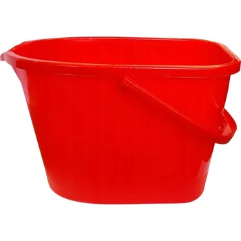 kbelík Kbelík OVÁL CLASSIC červený s výlevkou 13 L