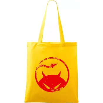 Nákupní taška Devil Kruh - Taška bavlněná - 42 x 38 cm ( Žlutá )