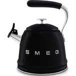 SMEG 50's Retro Style pískací konvice WKF01, 2,3 l, černá WKF01BL