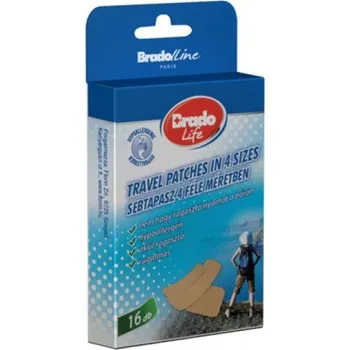 Náplast Náplasti hypoalergenní Bradolife Travel 16 ks - béžové