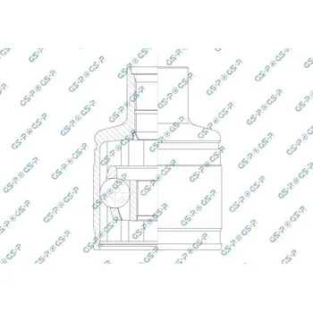 Poloosa kola Sada kloubů, hnací hřídel GSP 603456