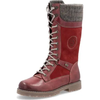 Dámské kozačky Rieker Dámské kozačky REMONTE D9380-35 červená W5 37