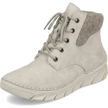 Dámské kozačky Dámská kotníková obuv RIEKER 55000-60 béžová W5 40