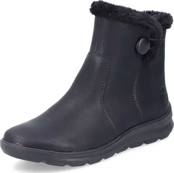 Dámské kozačky Dámská kotníková obuv RIEKER Z0080-00 černá W5 36