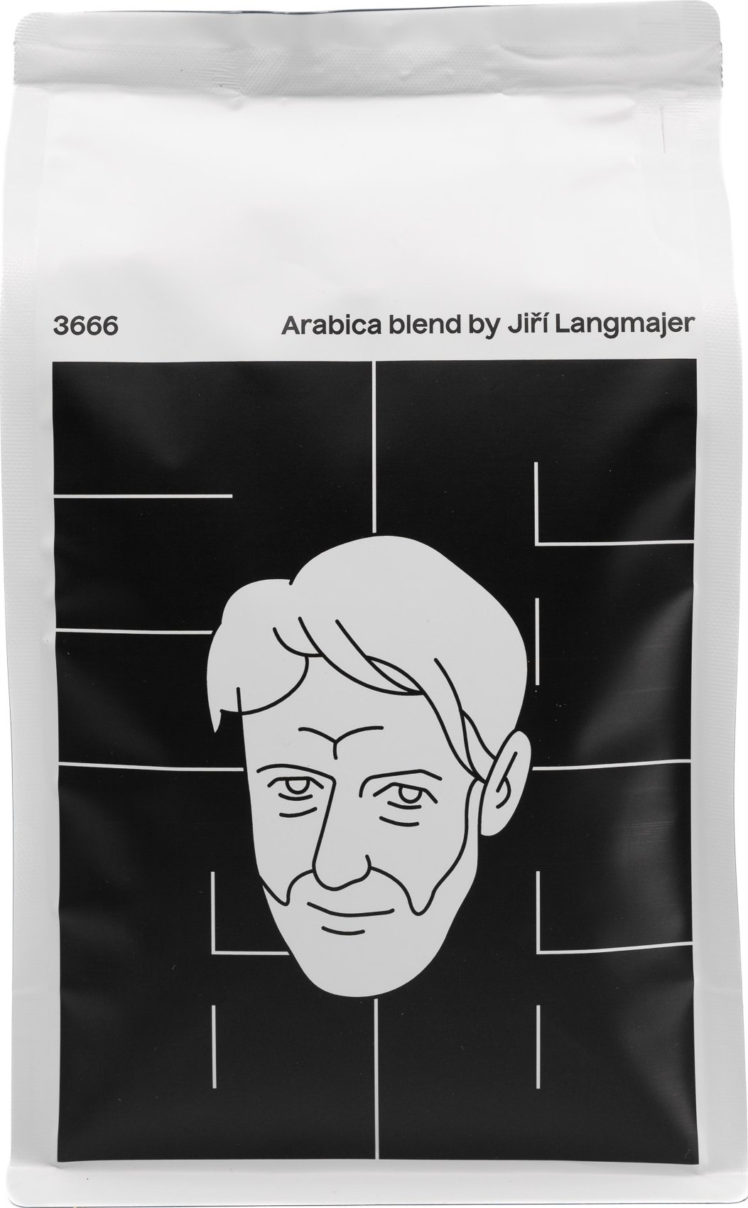 Coffee by Jiří Langmajer - Arabica Blend, 500 g, Zrno Zrnková káva. Směs odrůd Arabik