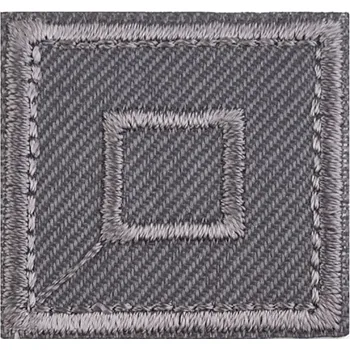 Výtvárné potřeby Nažehlovačka čtverec Varianta: 8 šedá, Balení: 10 ks