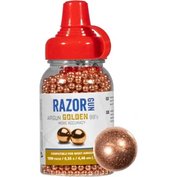 Vzduchovka RazorGun broky 4,46mm BBs 1500 ks - Zlaté