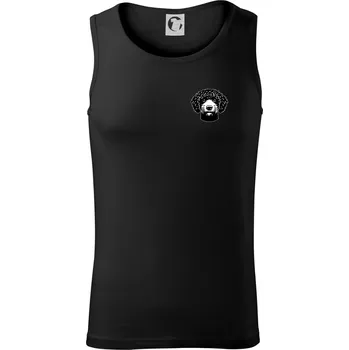 Lagotto romagnolo hlava na prsu - Tílko pánské Core - 2XL ( Černá )