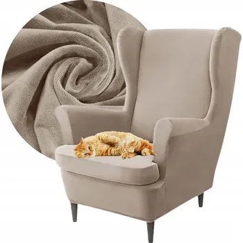 Křeslo Potah na křeslo Domidekor béžový