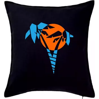 Polštář Palma - Polštář 50x50 - 50x50 - Pouze potah ( Černá )