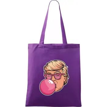 Trump gum - Taška bavlněná - 42 x 38 cm ( Fialová )